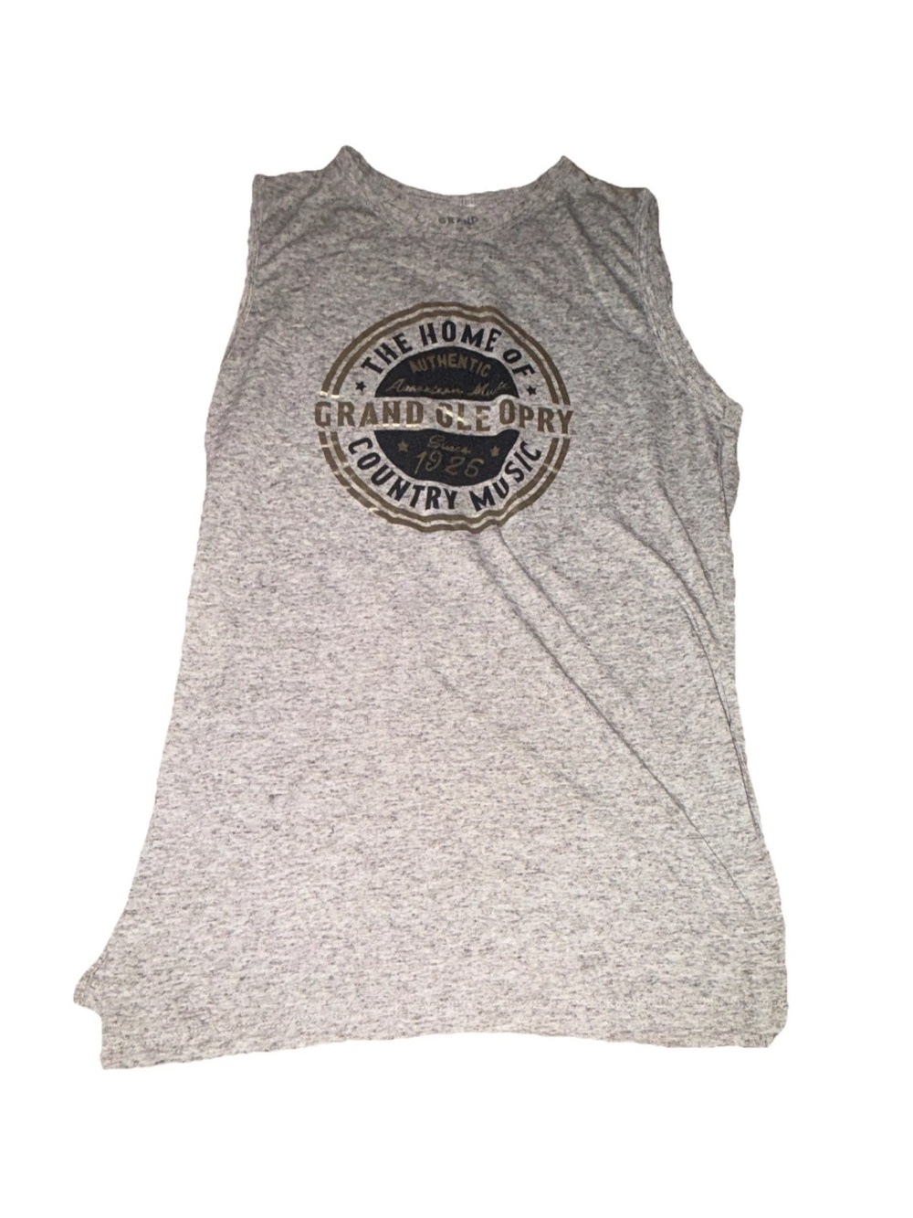 Gray Graphic Tank Top - Grand Ole Opry